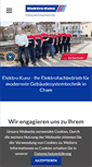 Mobile Screenshot of elektro-kunz.de